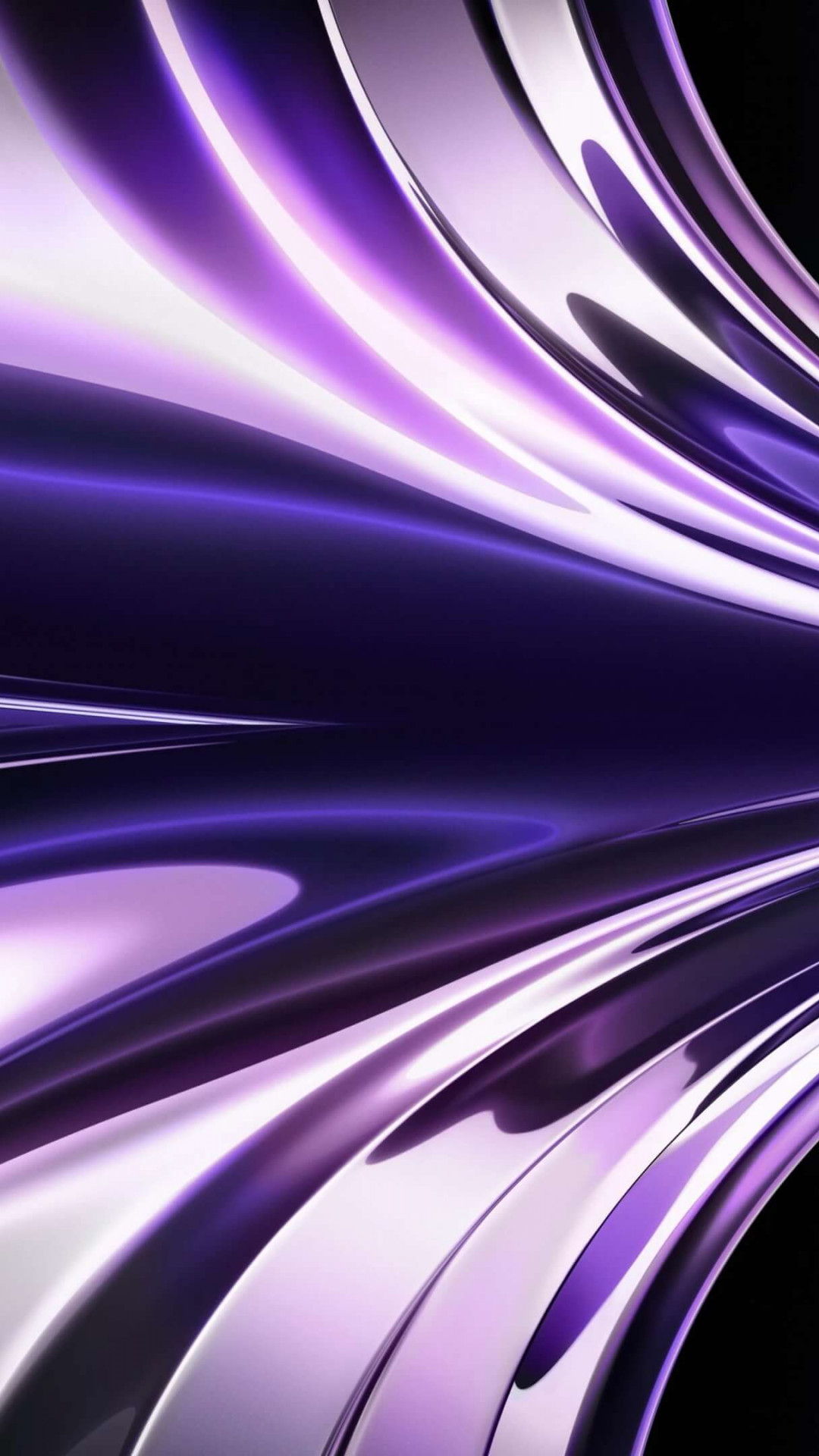 iOS 16 abstract purple style wallpaper 1080x1920