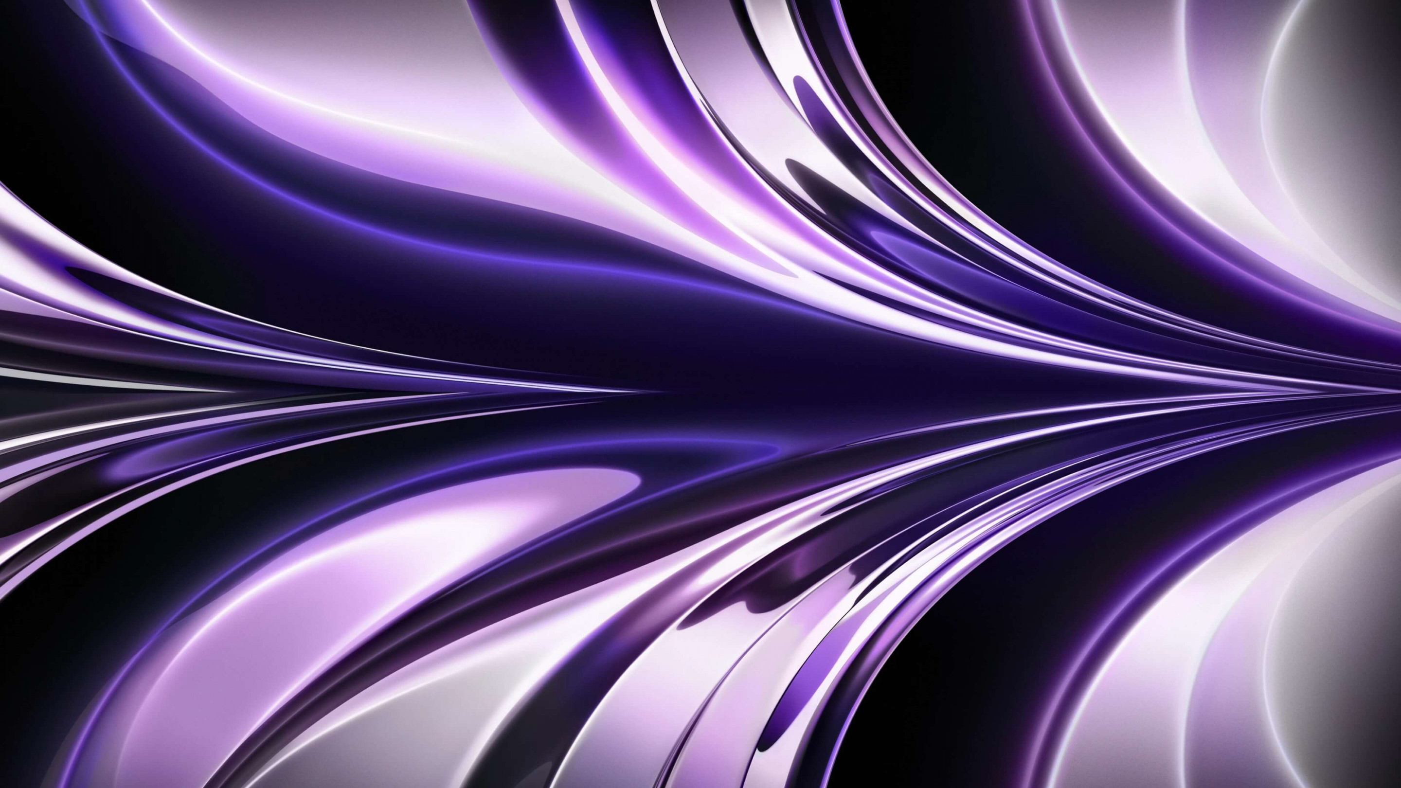 iOS 16 abstract purple style wallpaper 2880x1620