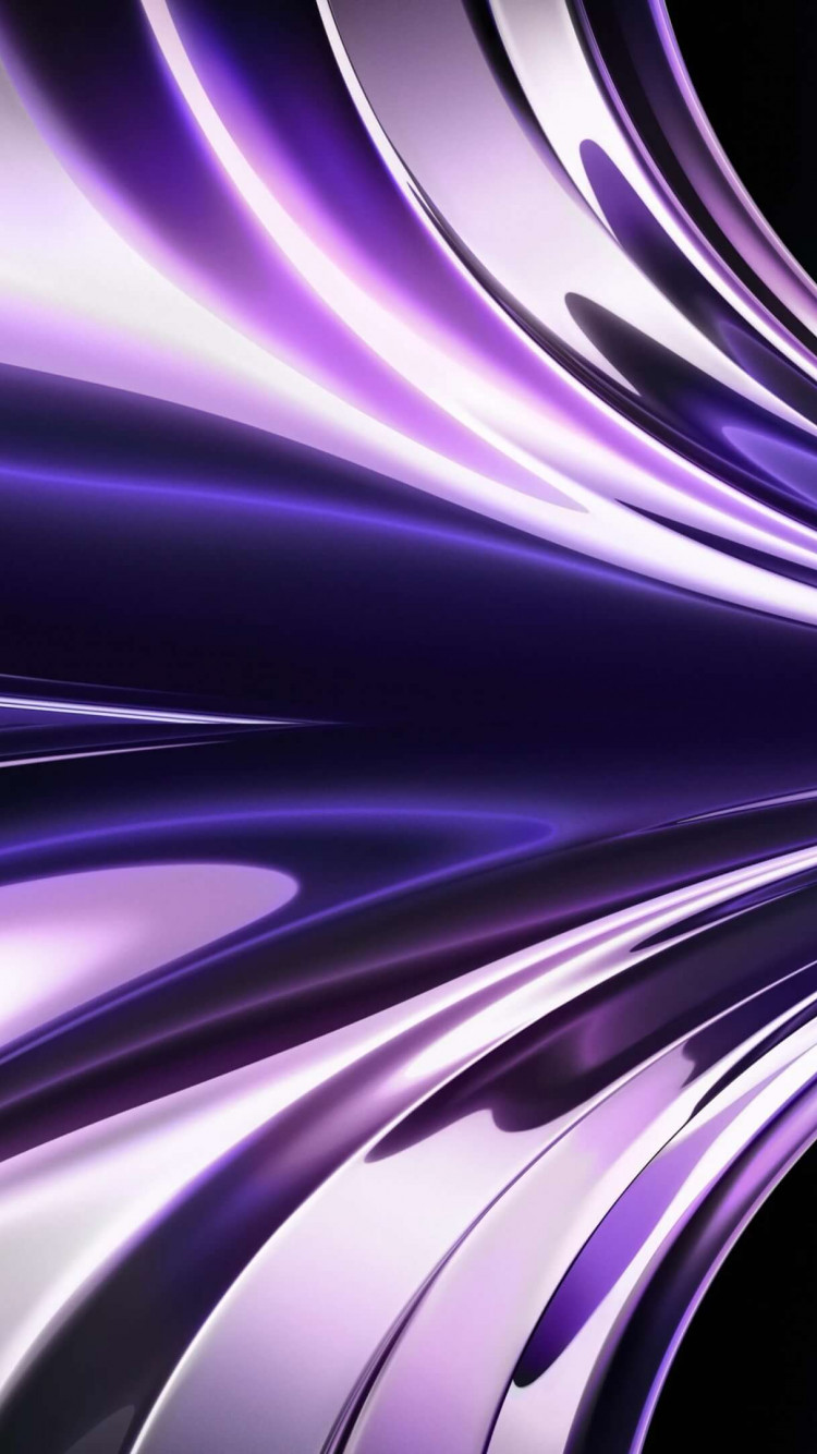 iOS 16 abstract purple style wallpaper 750x1334