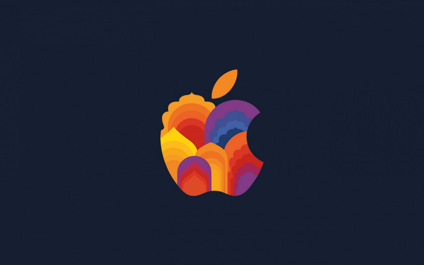 iOS Apple digital art wallpaper 1440x900