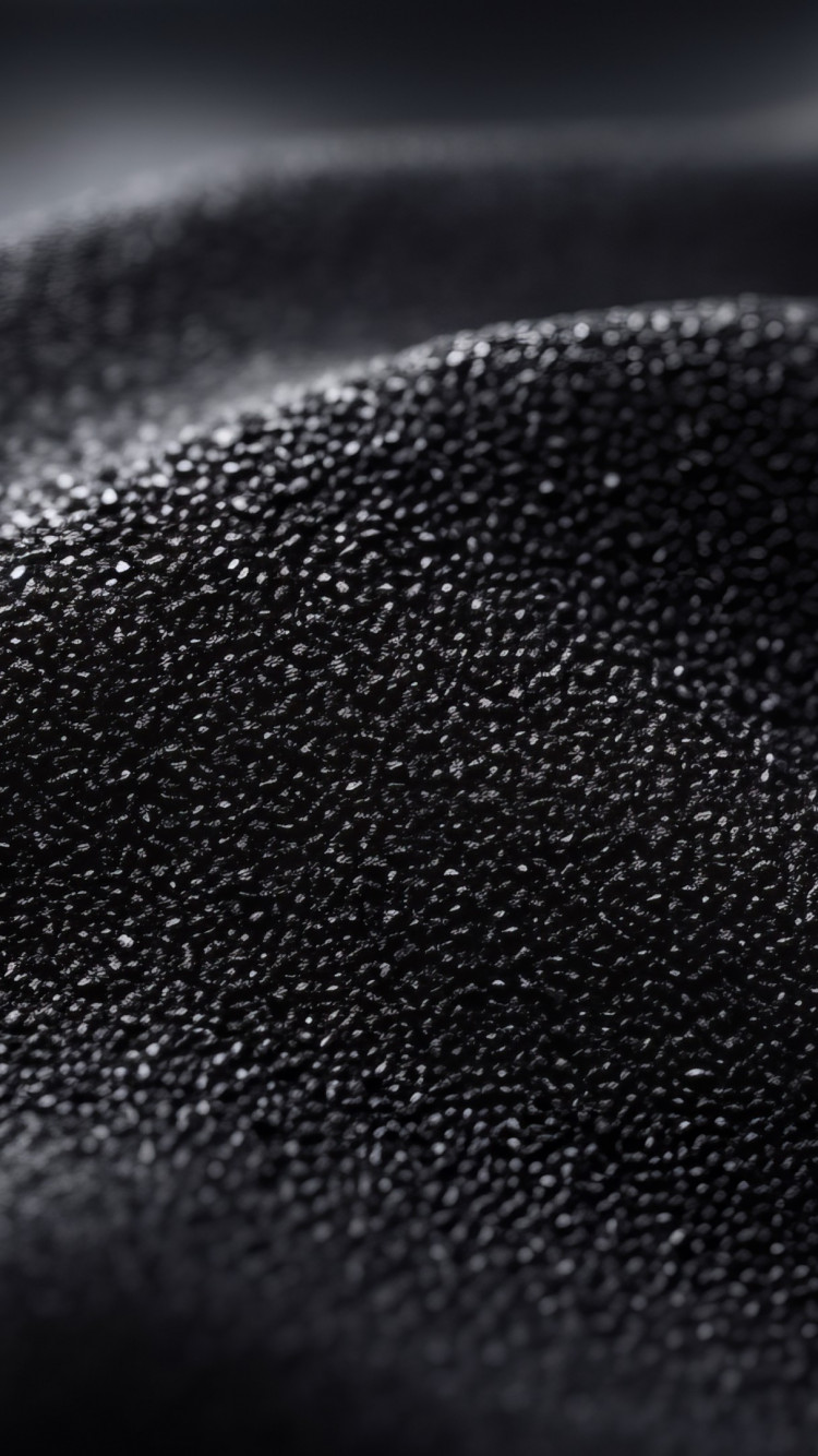 Black sand from iPhone 15 wallpaper 750x1334
