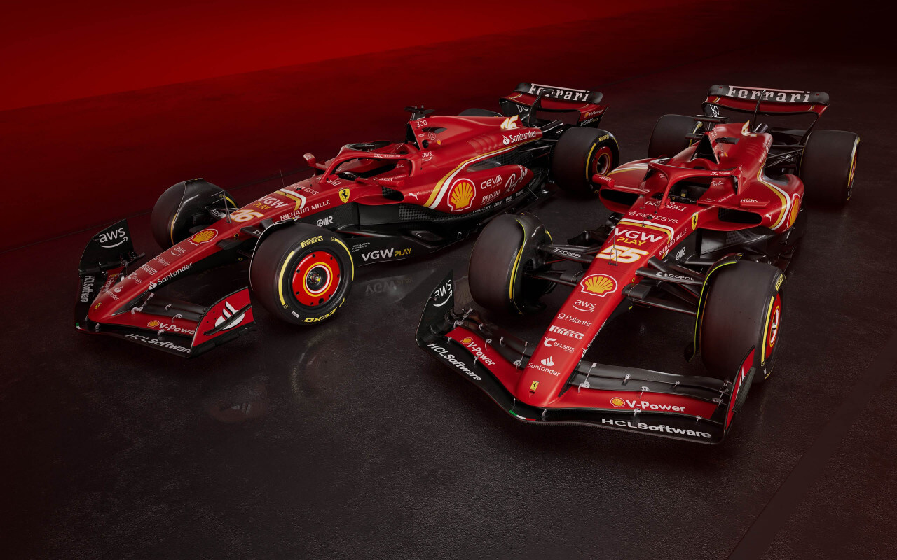 Ferrari F1 cars wallpaper 1280x800