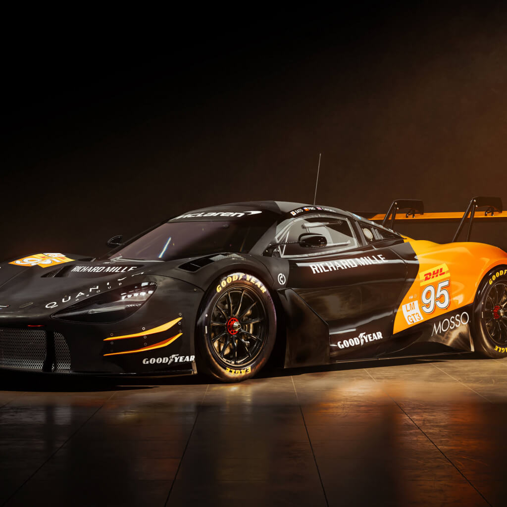 McLaren 720S GT3 EVO wallpaper 1024x1024