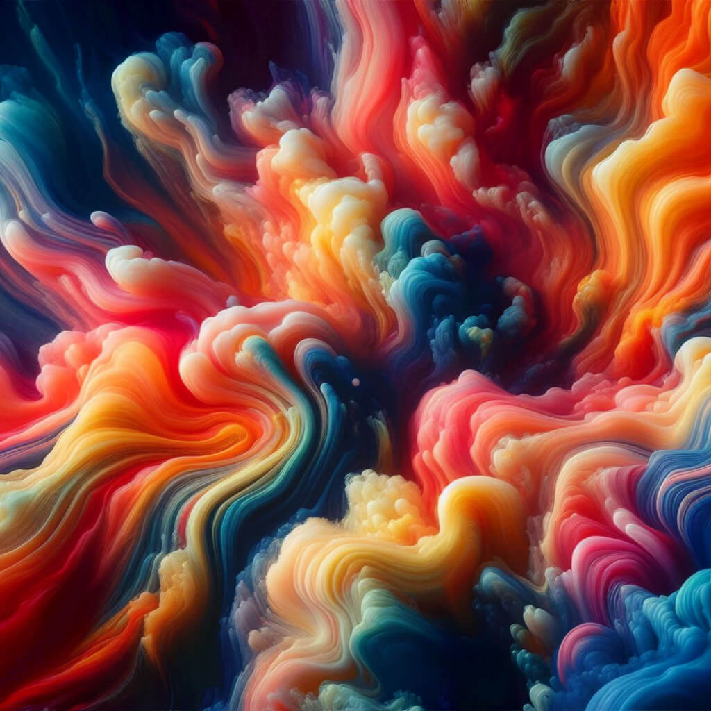 The liquid rainbow wallpaper 1024x1024
