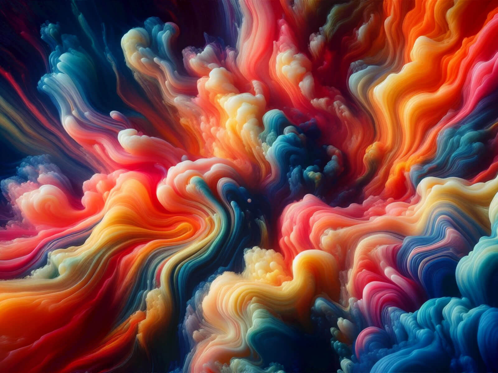 The liquid rainbow wallpaper 1024x768
