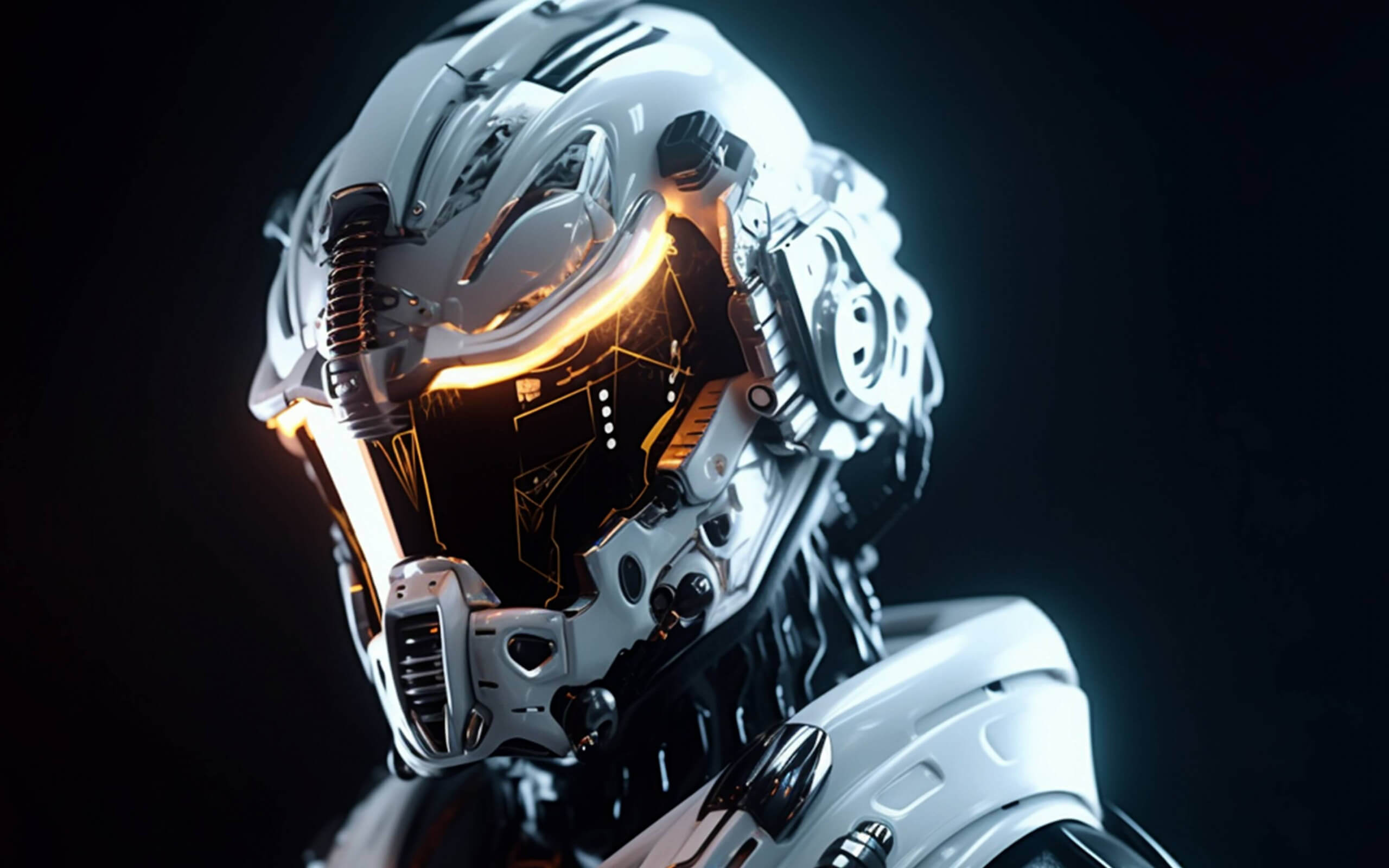 Humanoid Portrait wallpaper 2560x1600