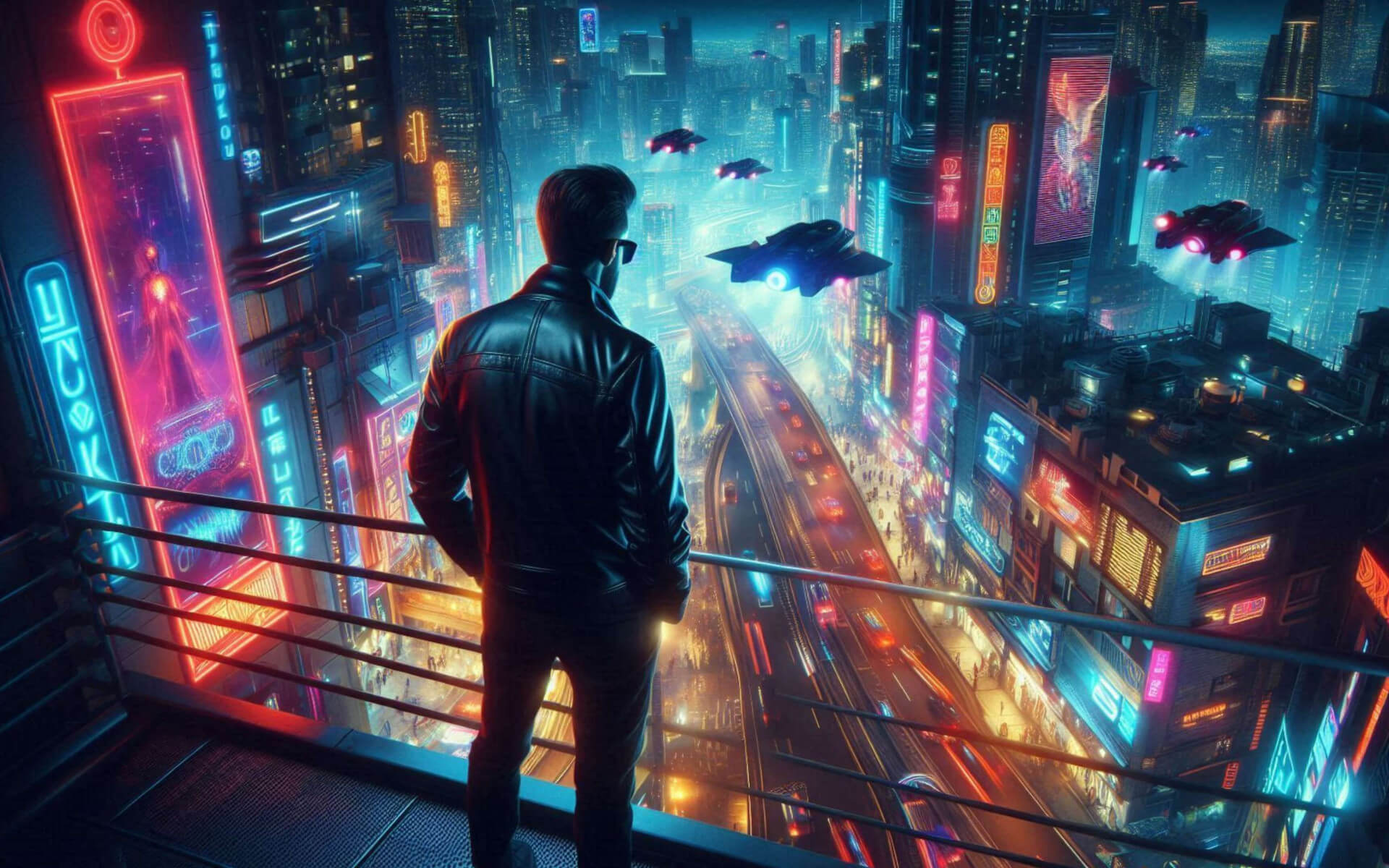 The city of the future is here wallpaper 1280x800