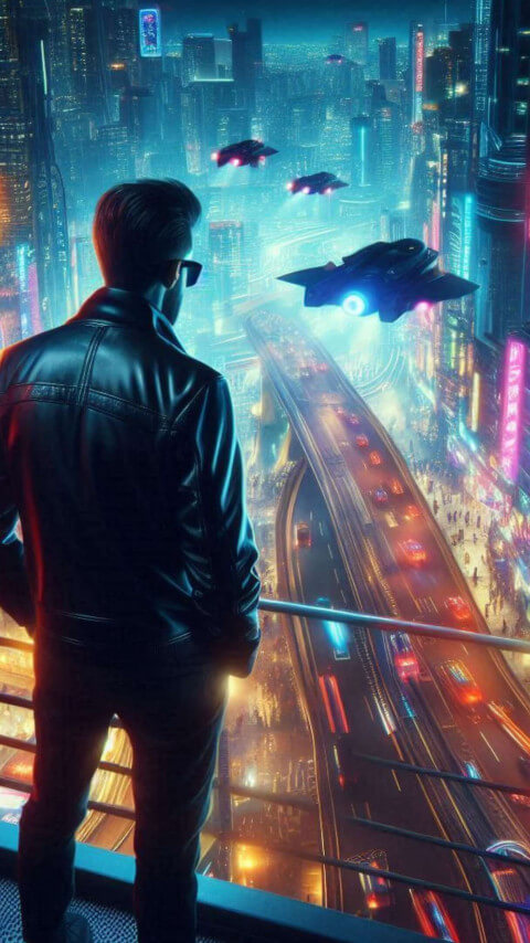 The city of the future is here wallpaper 480x854