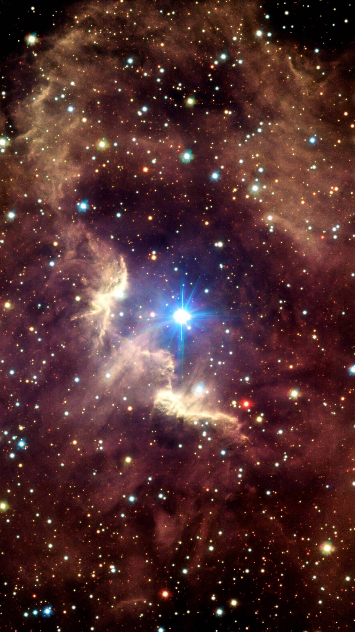 Gum 41 nebula wallpaper 1242x2208