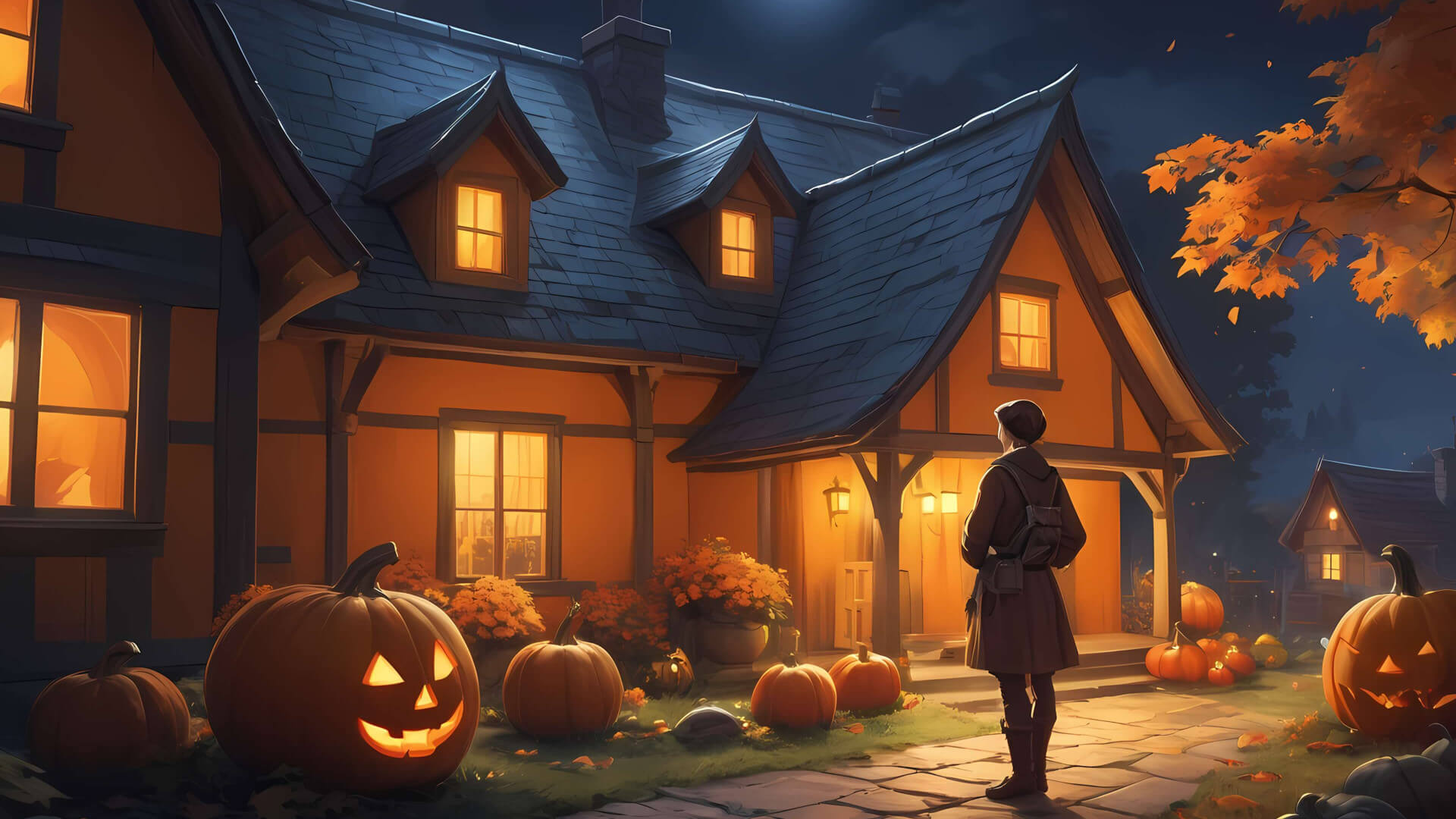 Halloween is coming wallpaper 1600x900