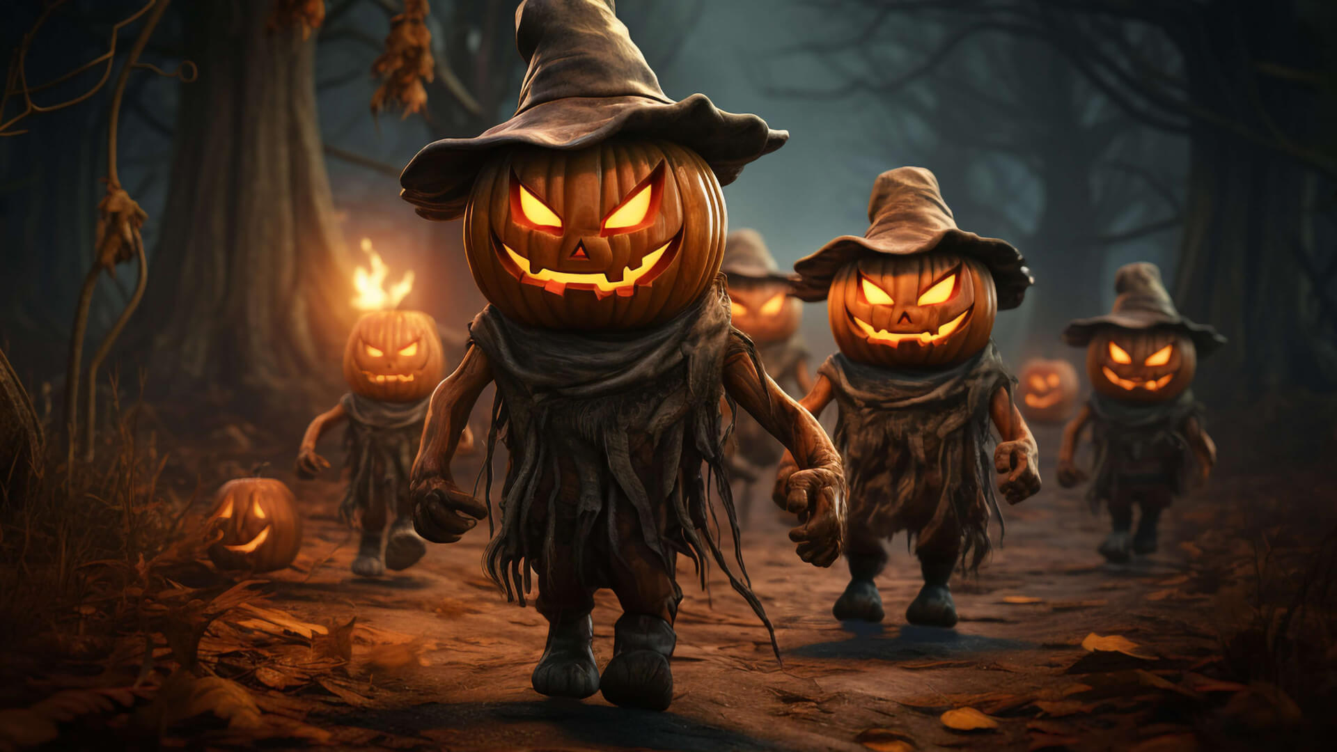 Spooky Halloween wallpaper 1600x900