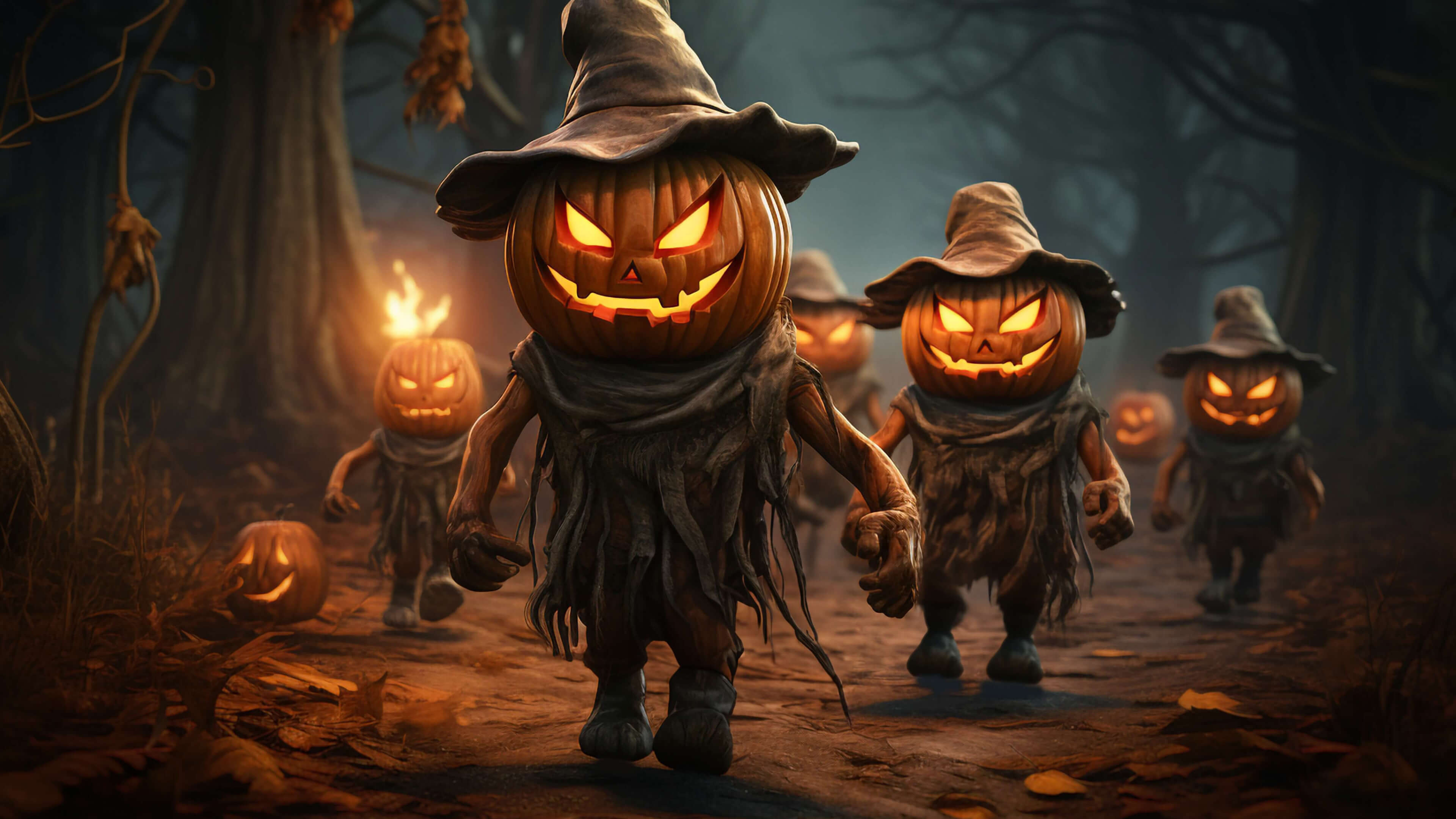 Spooky Halloween wallpaper 3840x2160