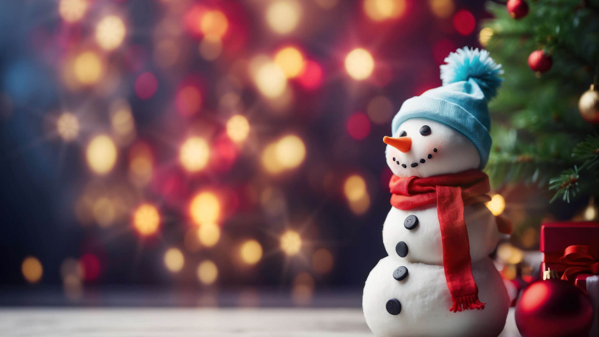 Snowman for this Christmas wallpaper 1920x1080