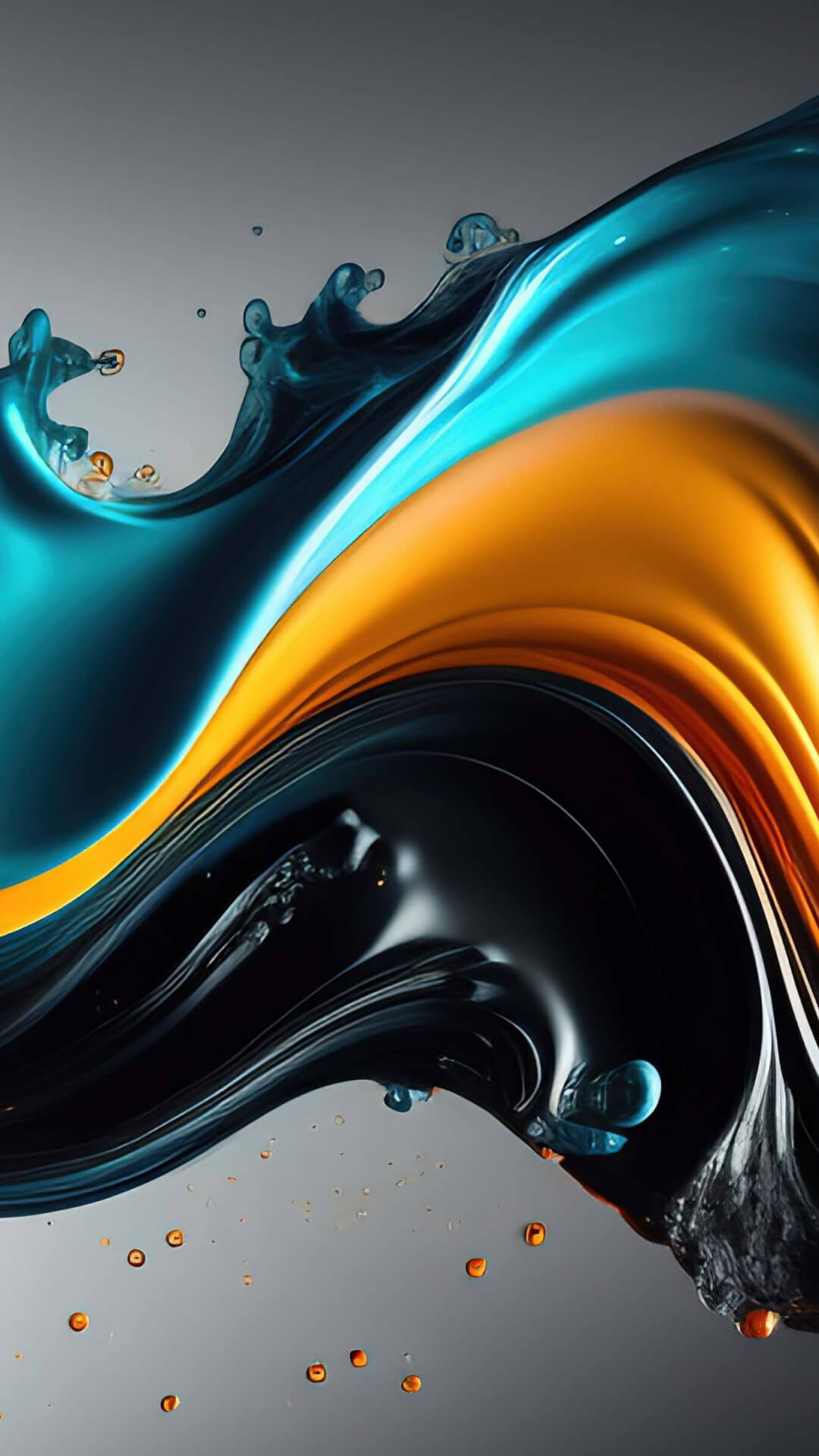 The flow of colors wallpaper 1080x1920