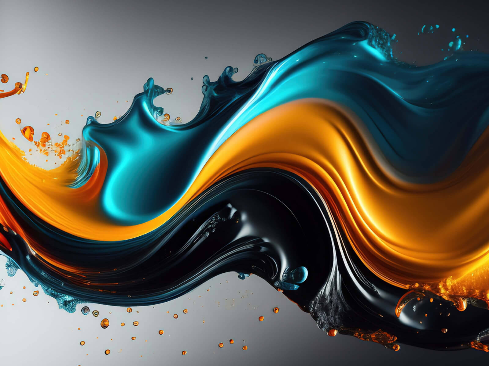 The flow of colors wallpaper 1600x1200