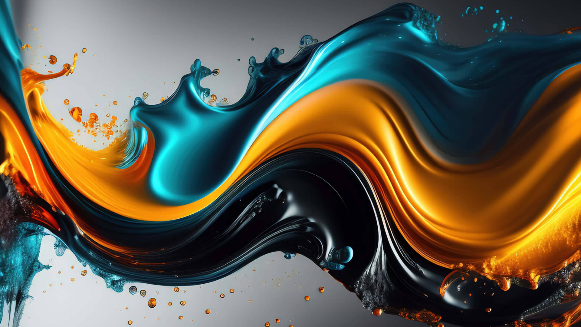 The flow of colors wallpaper 1920x1080