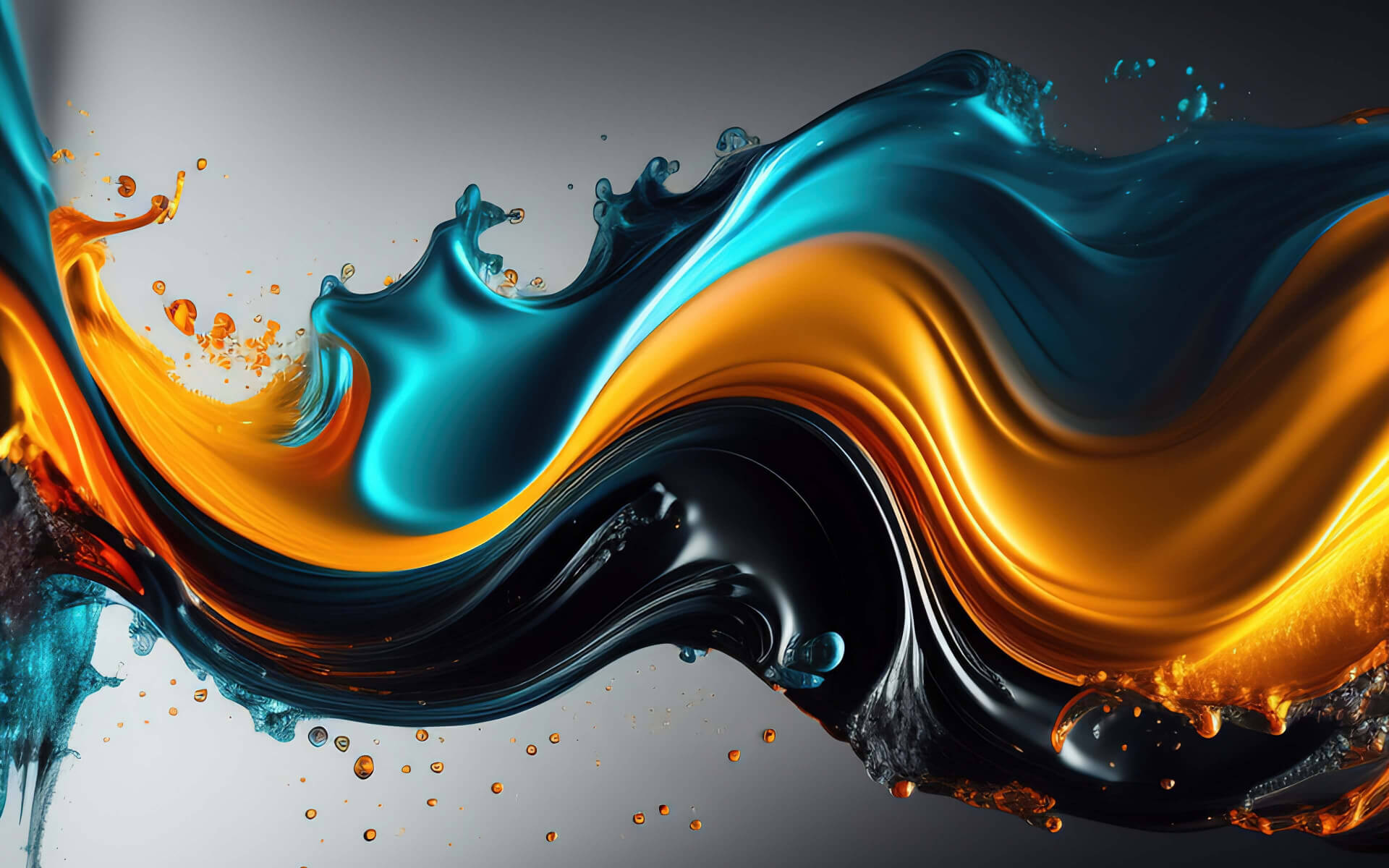 The flow of colors wallpaper 1920x1200