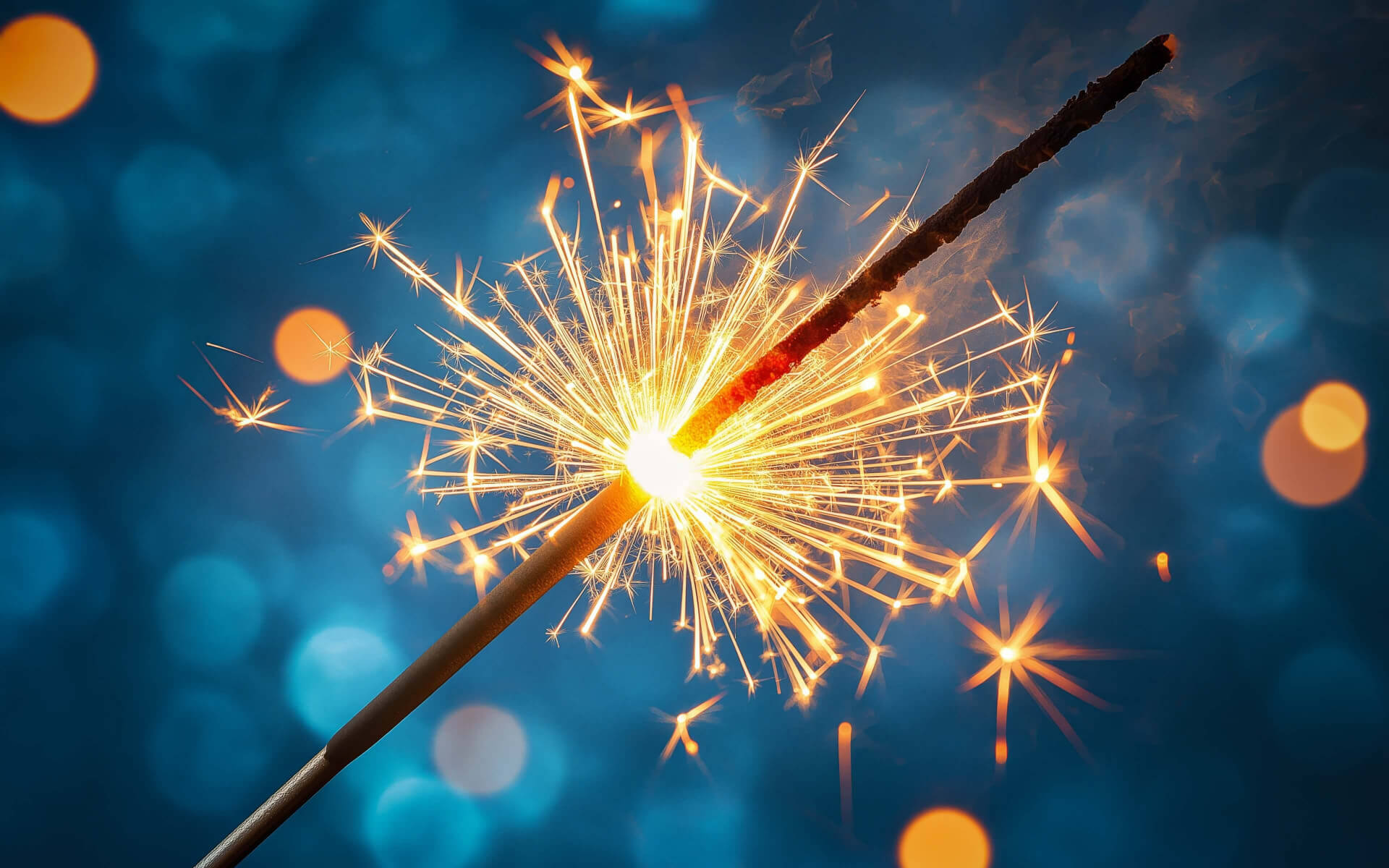 Sparkler for holidays wallpaper 1280x800